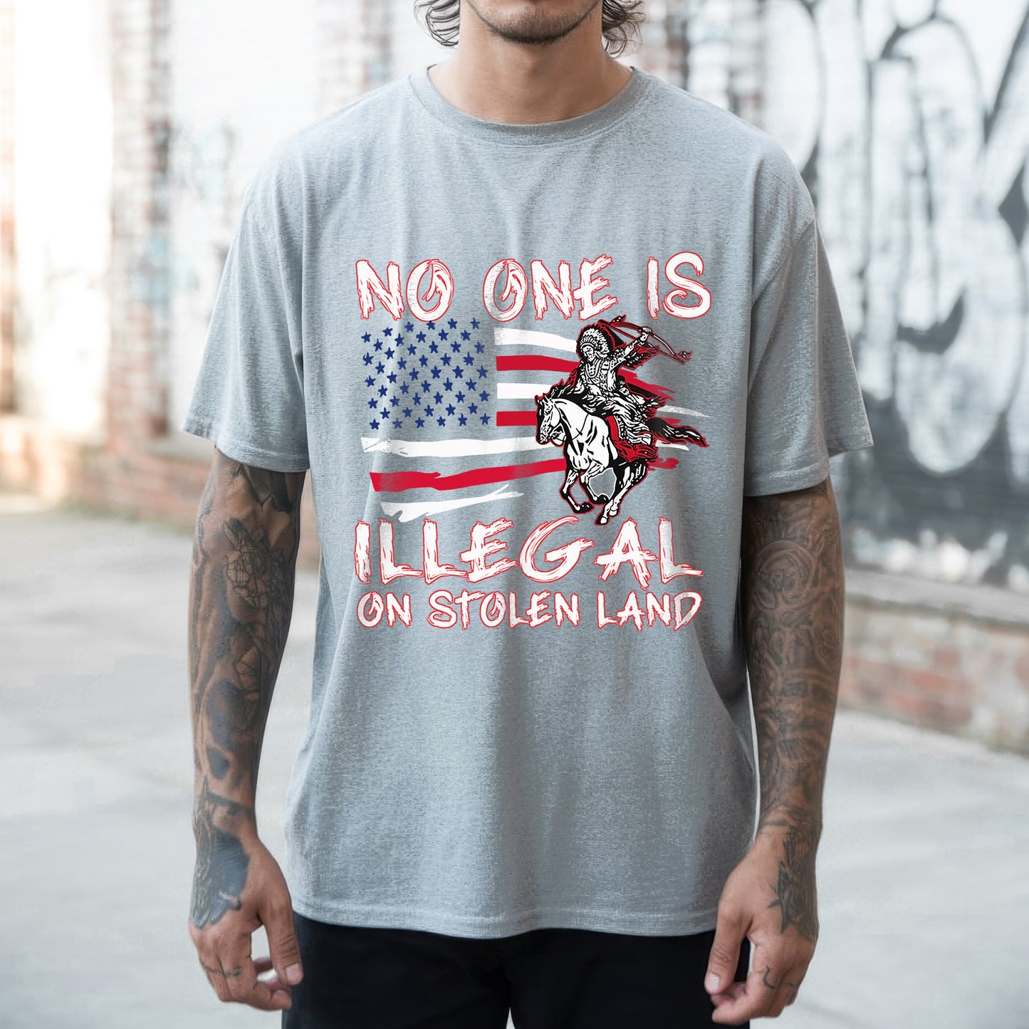 No One Is Illegal on Stolen Land Unisex T-Shirt/Hoodie/Sweatshirt