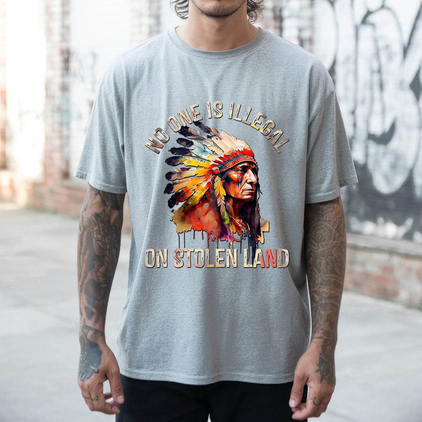 No One Is Illegal on Stolen Land Unisex T-Shirt/Hoodie/Sweatshirt