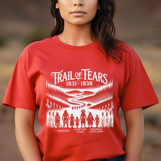 Trail Of Tears - Native Heritage Trail of Tears 5 Tribes - T-Shirt/Hoodie/Sweatshirt