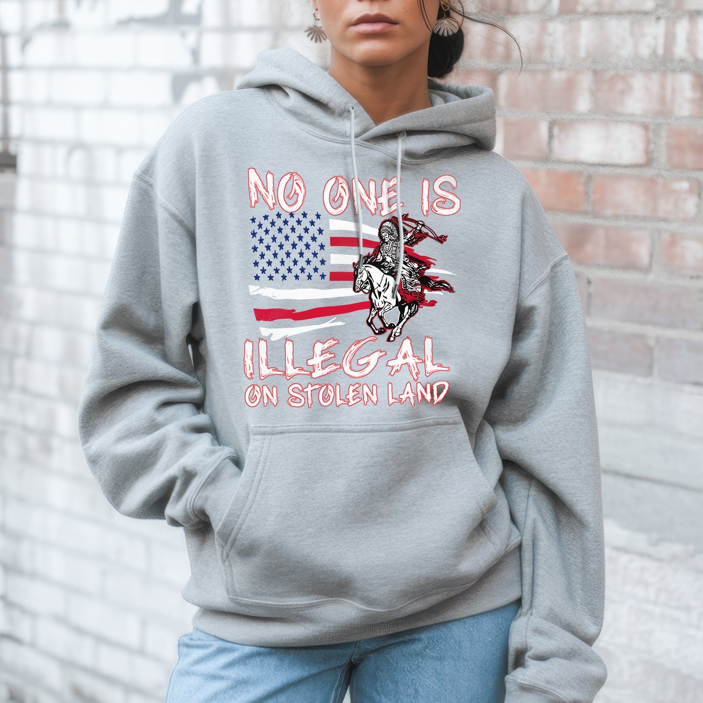 No One Is Illegal on Stolen Land Unisex T-Shirt/Hoodie/Sweatshirt