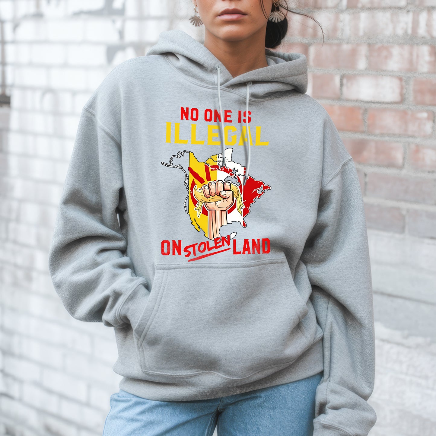 No One Is Illegal on Stolen Land Unisex T-Shirt/Hoodie/Sweatshirt