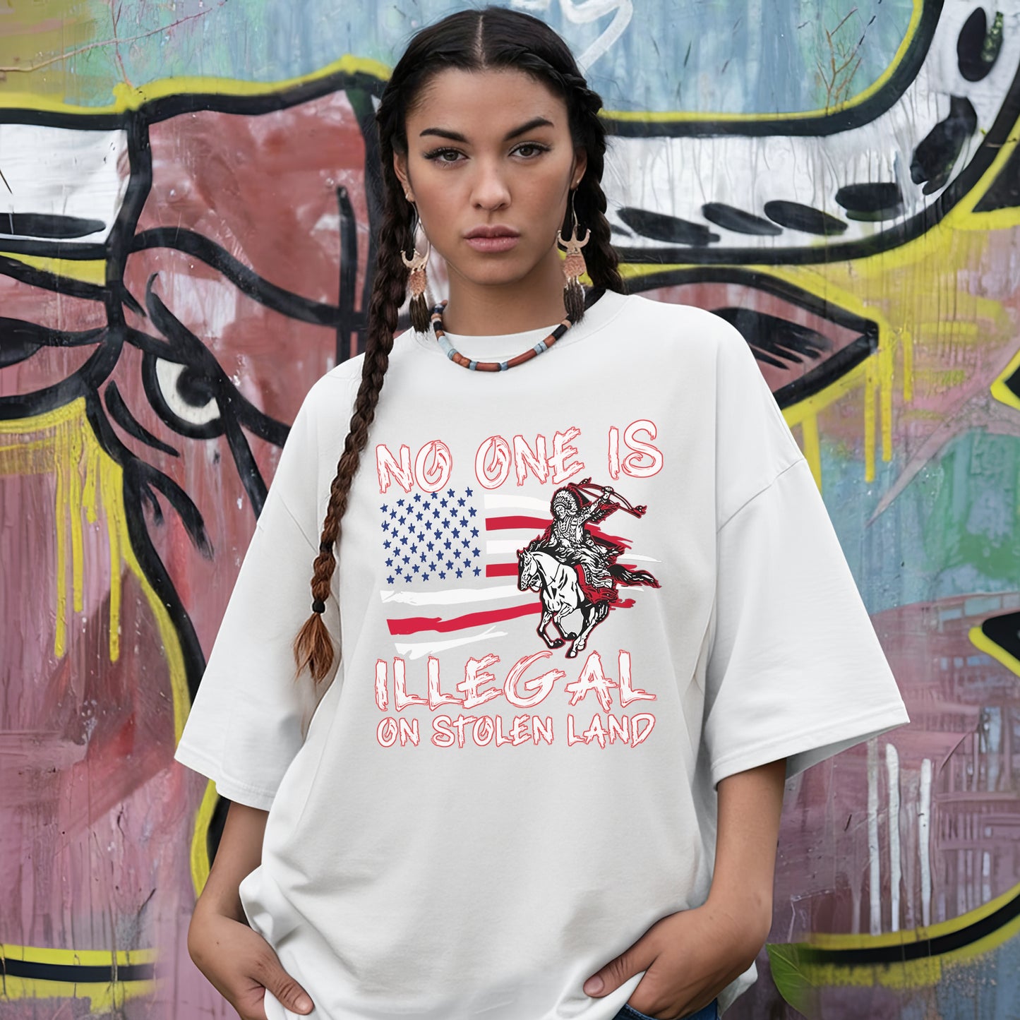 No One Is Illegal on Stolen Land Unisex T-Shirt/Hoodie/Sweatshirt