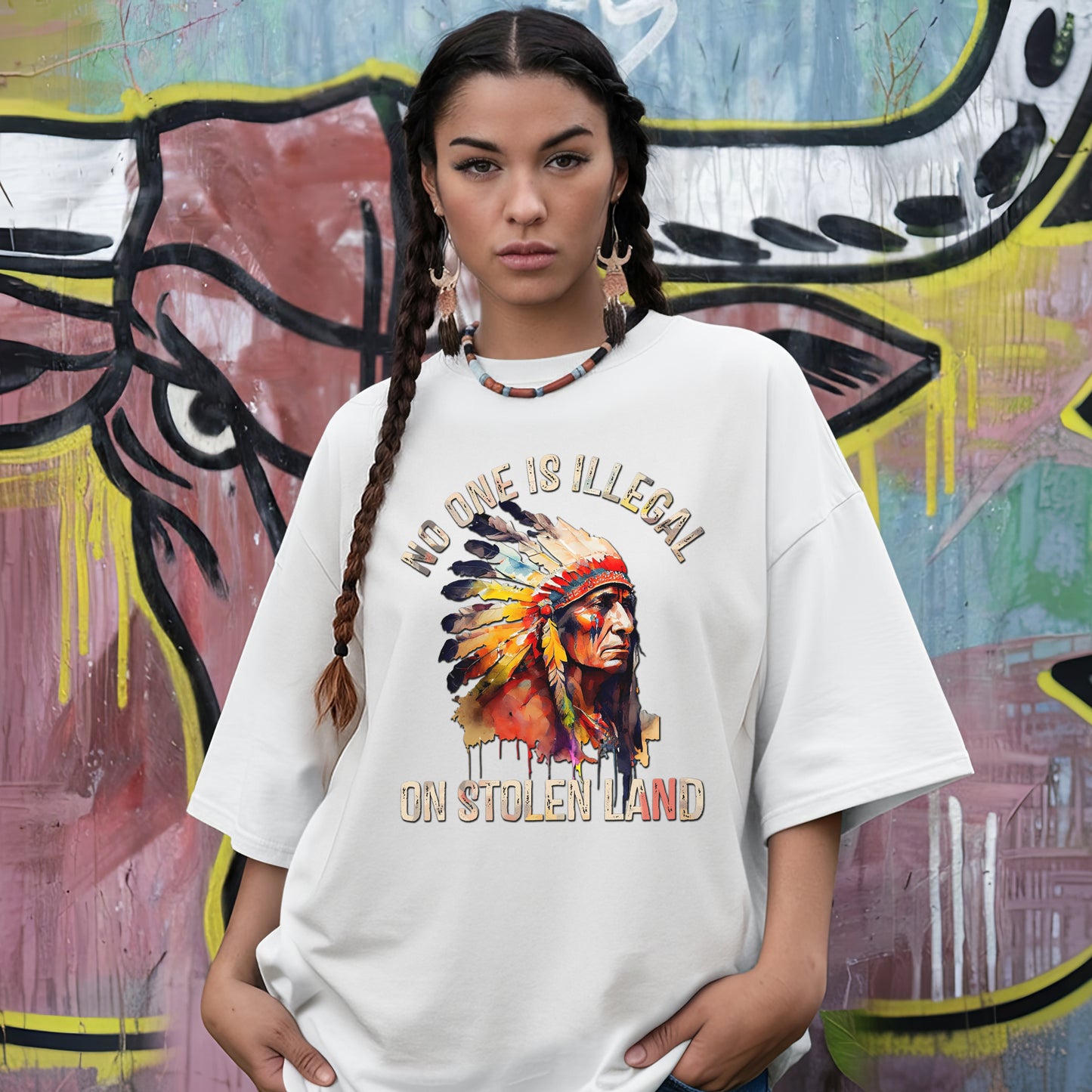 No One Is Illegal on Stolen Land Unisex T-Shirt/Hoodie/Sweatshirt