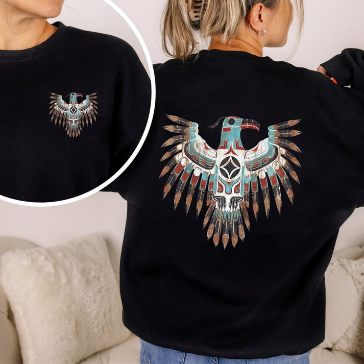 Thunderbird Native American Eagle Unisex - Two sides - T-Shirt/Hoodie/Sweatshirt