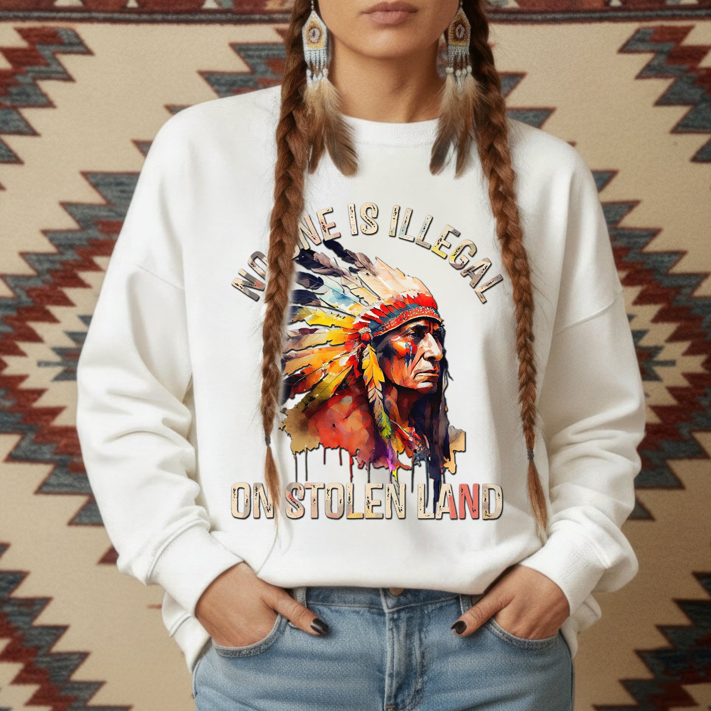 No One Is Illegal on Stolen Land Unisex T-Shirt/Hoodie/Sweatshirt