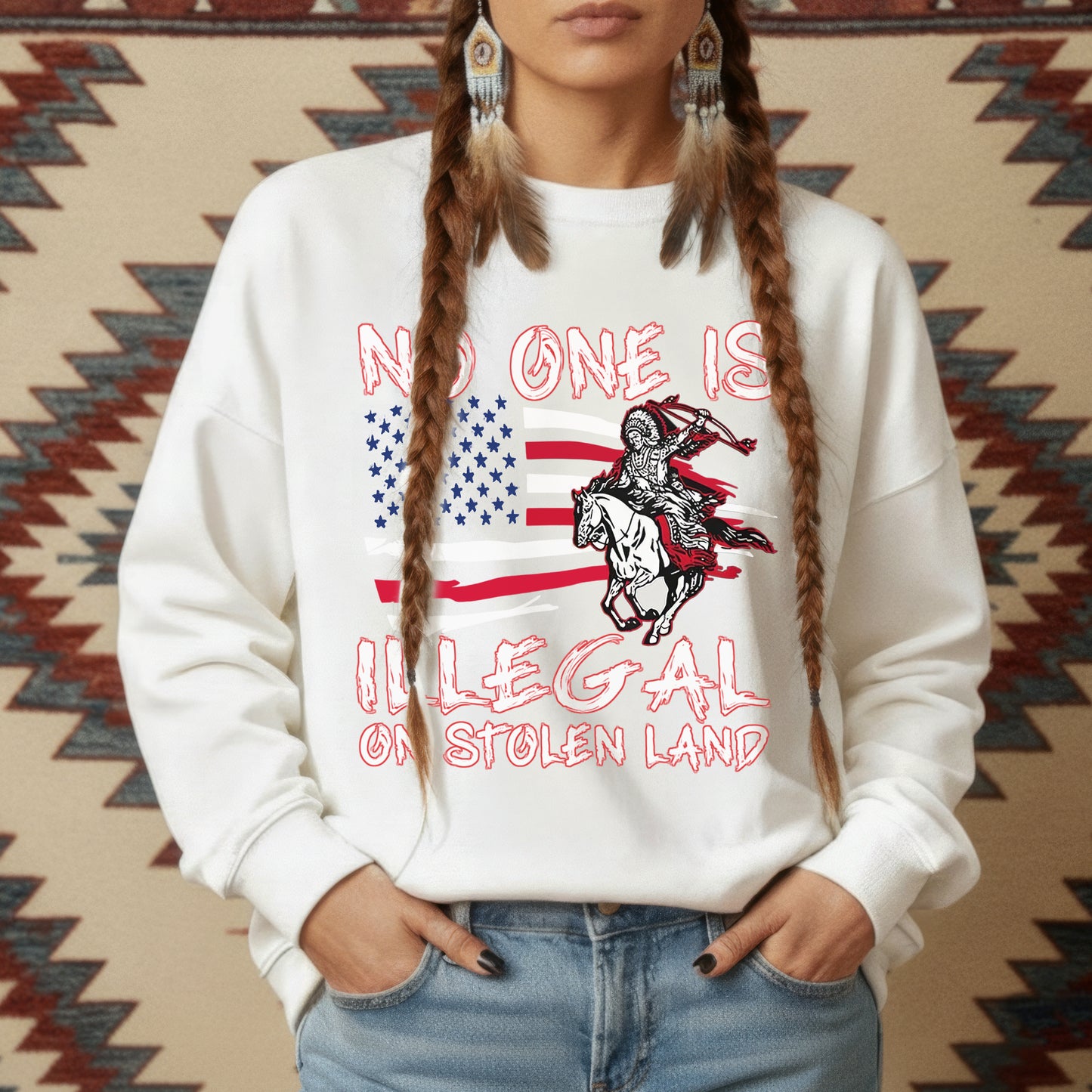 No One Is Illegal on Stolen Land Unisex T-Shirt/Hoodie/Sweatshirt