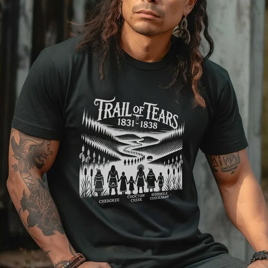 Trail Of Tears - Native Heritage Trail of Tears 5 Tribes - T-Shirt/Hoodie/Sweatshirt