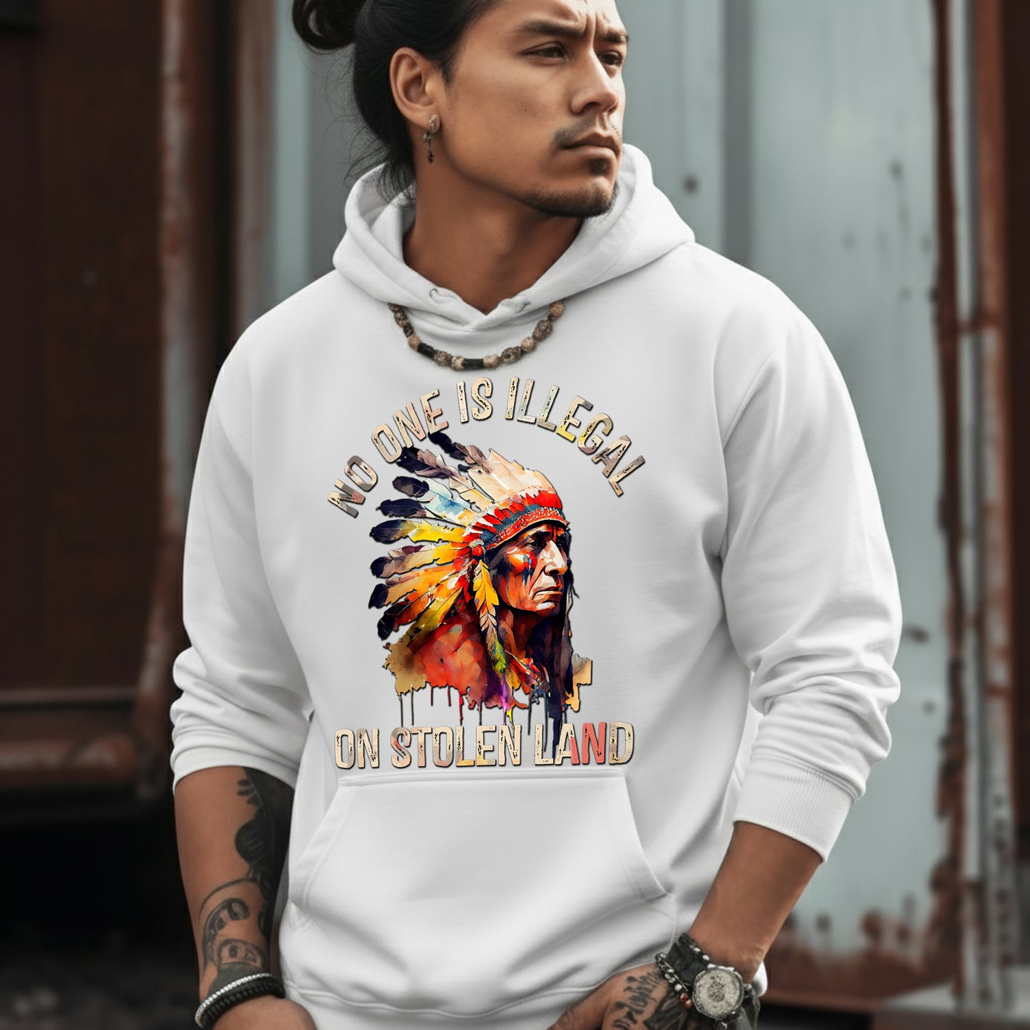 No One Is Illegal on Stolen Land Unisex T-Shirt/Hoodie/Sweatshirt