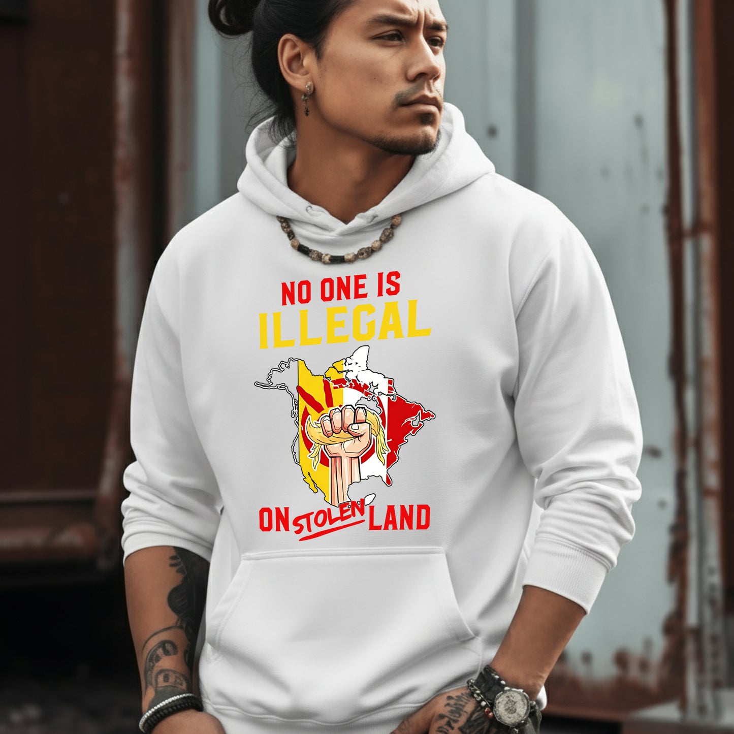 No One Is Illegal on Stolen Land Unisex T-Shirt/Hoodie/Sweatshirt
