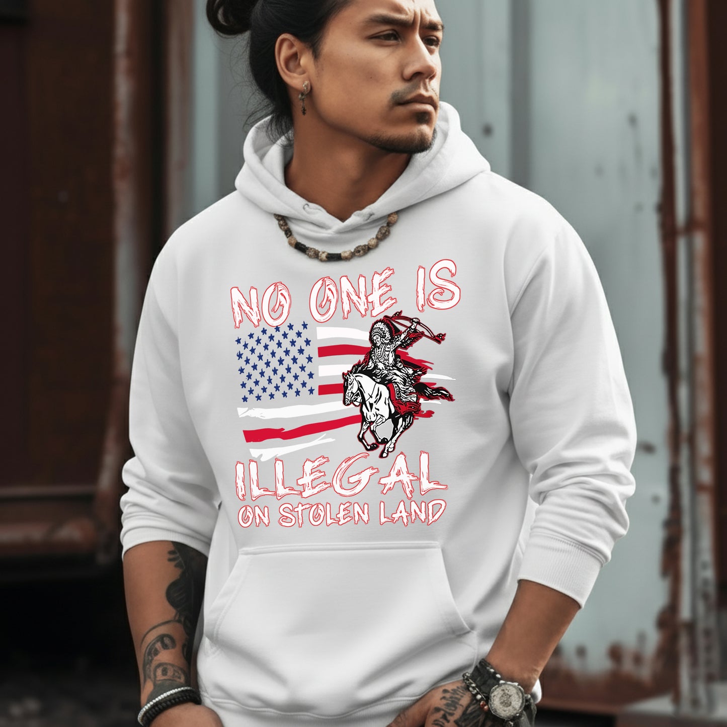 No One Is Illegal on Stolen Land Unisex T-Shirt/Hoodie/Sweatshirt