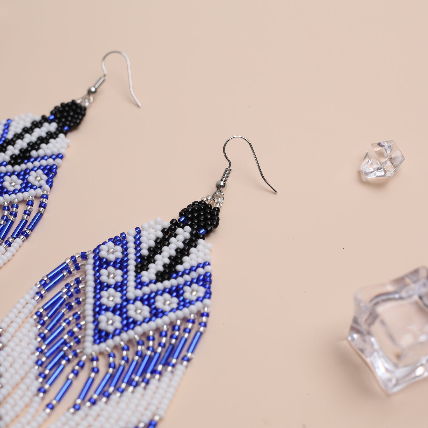 Indigenous Women Pattern Beaded Handmade Earrings For Women