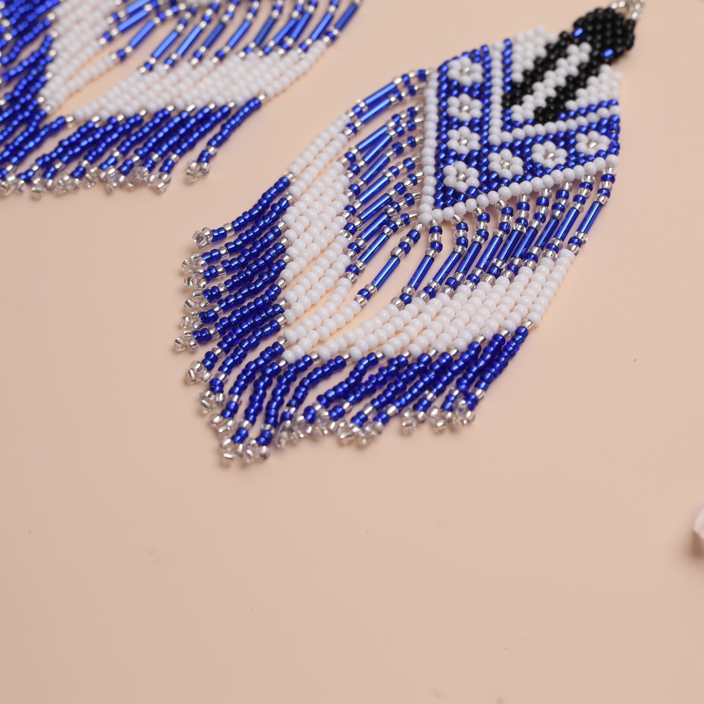 Indigenous Women Pattern Beaded Handmade Earrings For Women