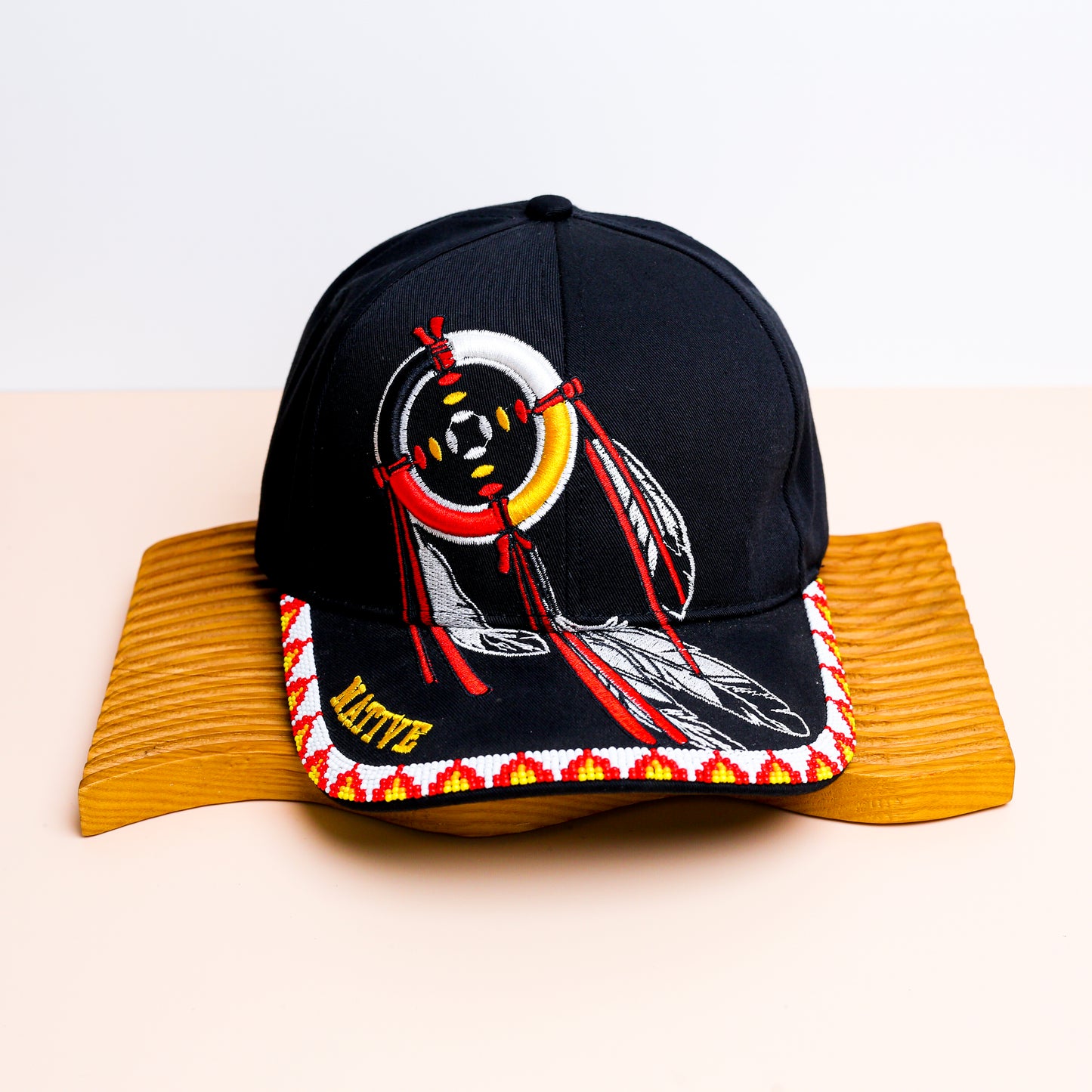 Dreamcatcher Embroidered Beaded Baseball Cap With Brim Unisex Native American Style