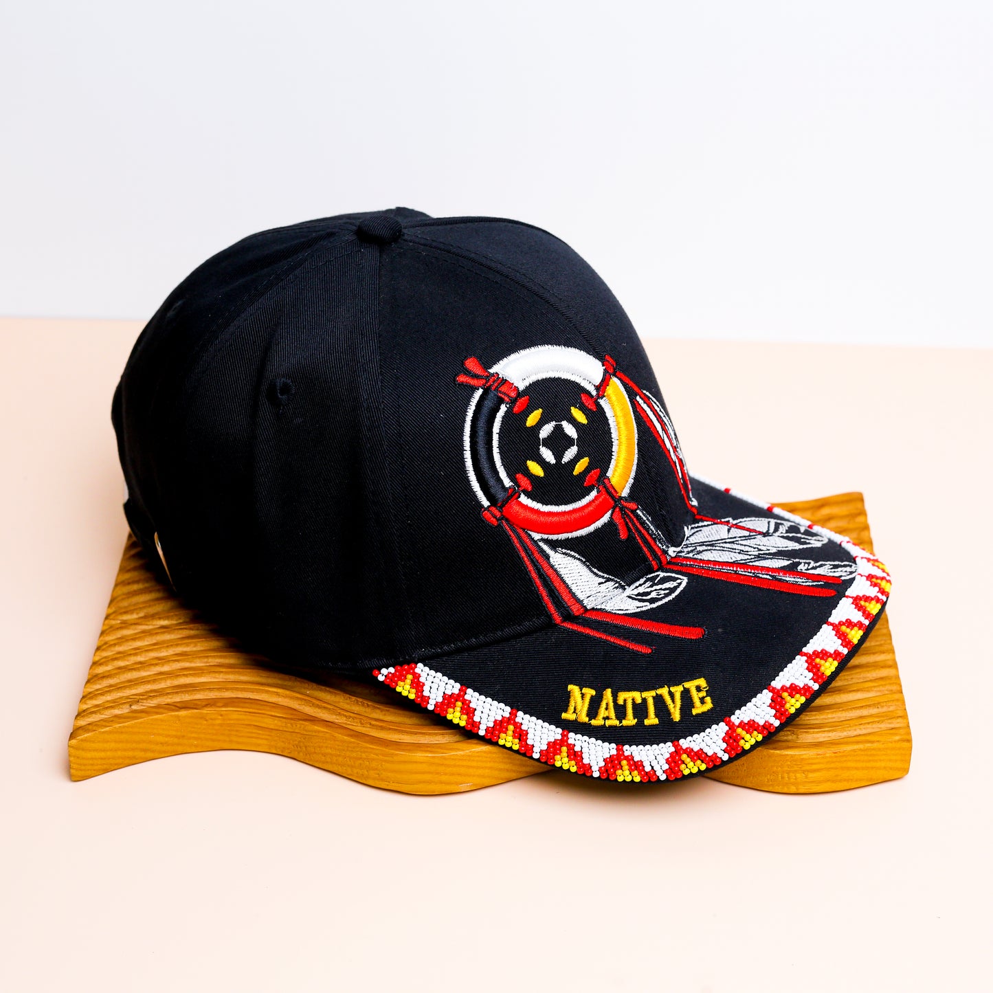 Dreamcatcher Embroidered Beaded Baseball Cap With Brim Unisex Native American Style