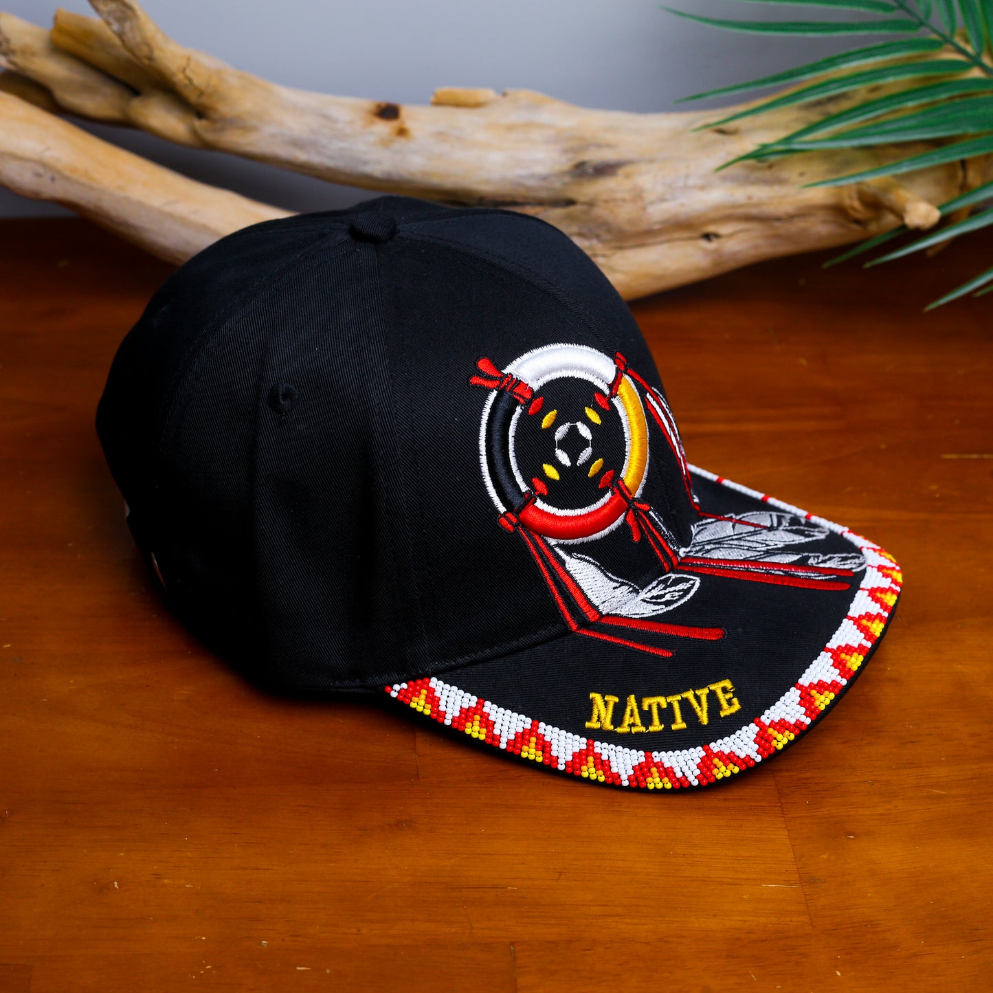 Dreamcatcher Embroidered Beaded Baseball Cap With Brim Unisex Native American Style