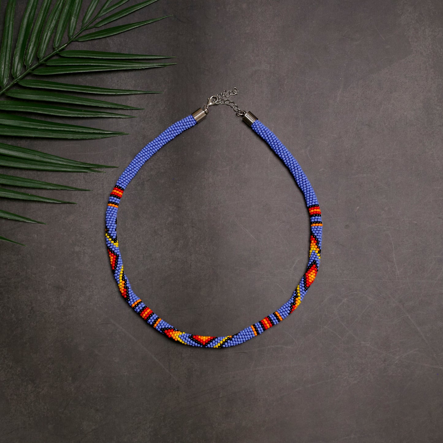 Inspired Beaded Handmade Necklace Unisex With Native American Style