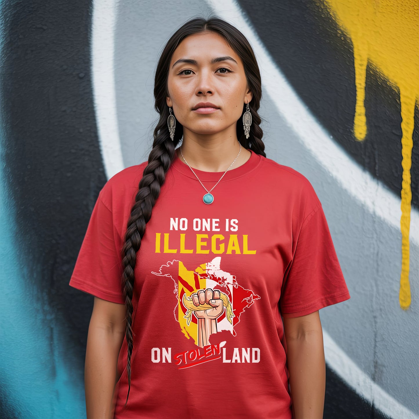 No One Is Illegal on Stolen Land Unisex T-Shirt/Hoodie/Sweatshirt