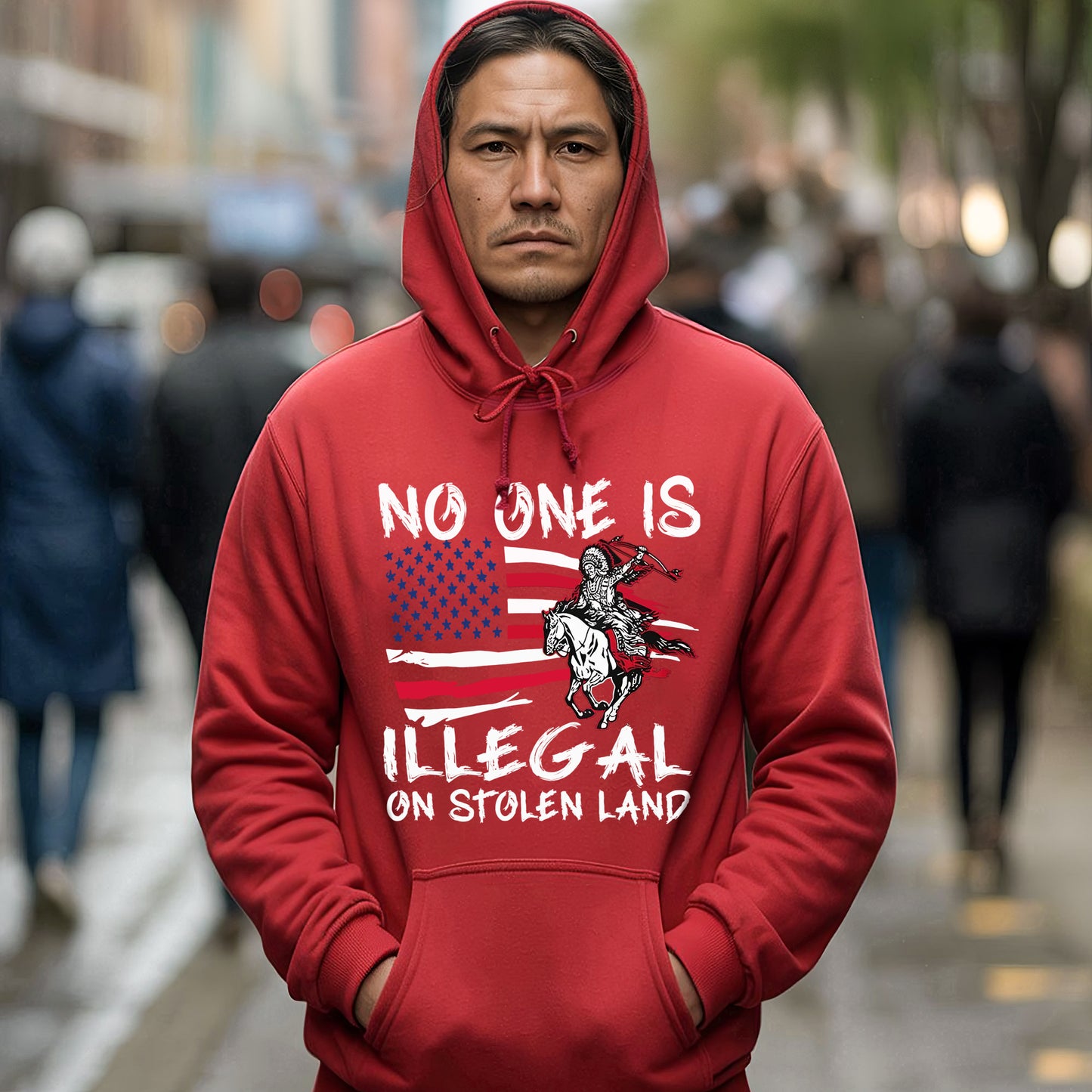 No One Is Illegal on Stolen Land Unisex T-Shirt/Hoodie/Sweatshirt