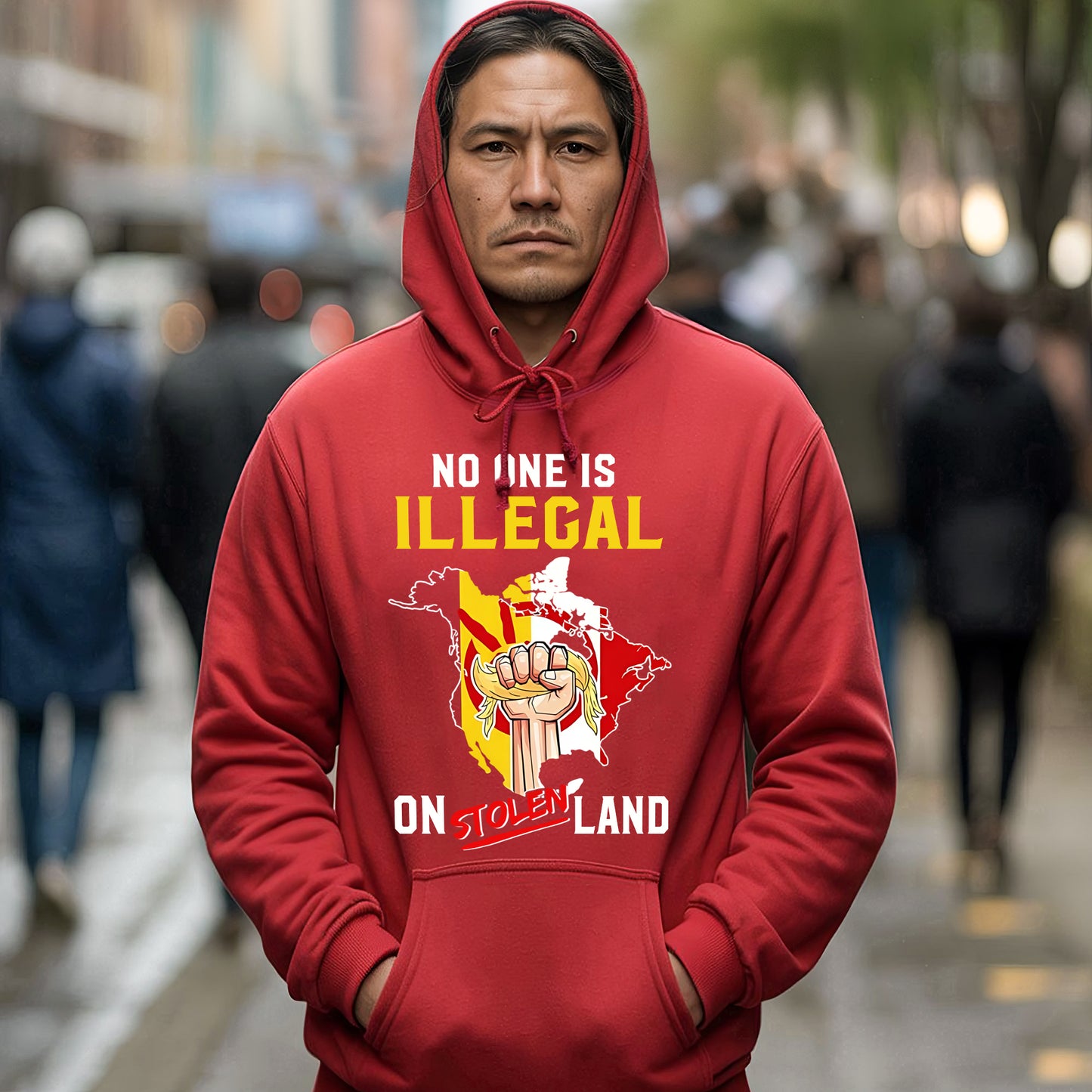 No One Is Illegal on Stolen Land Unisex T-Shirt/Hoodie/Sweatshirt