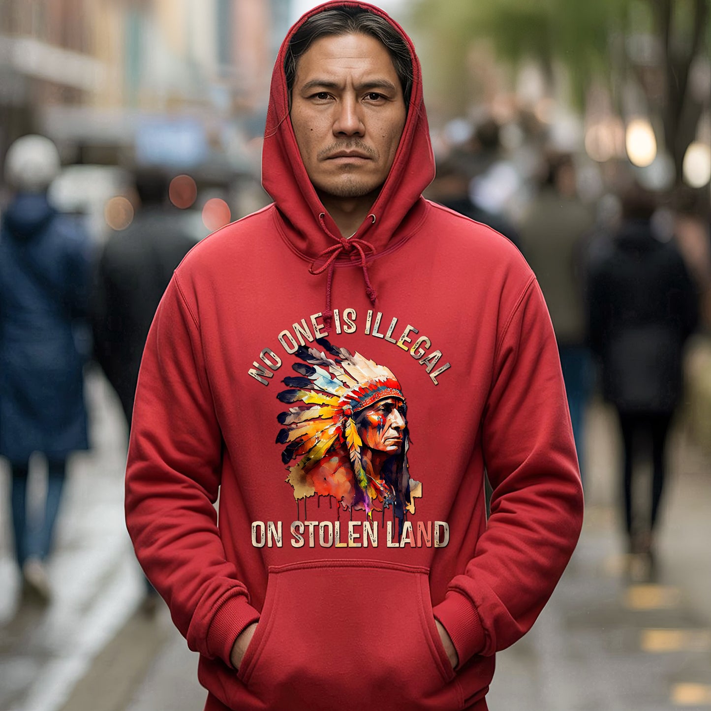 No One Is Illegal on Stolen Land Unisex T-Shirt/Hoodie/Sweatshirt