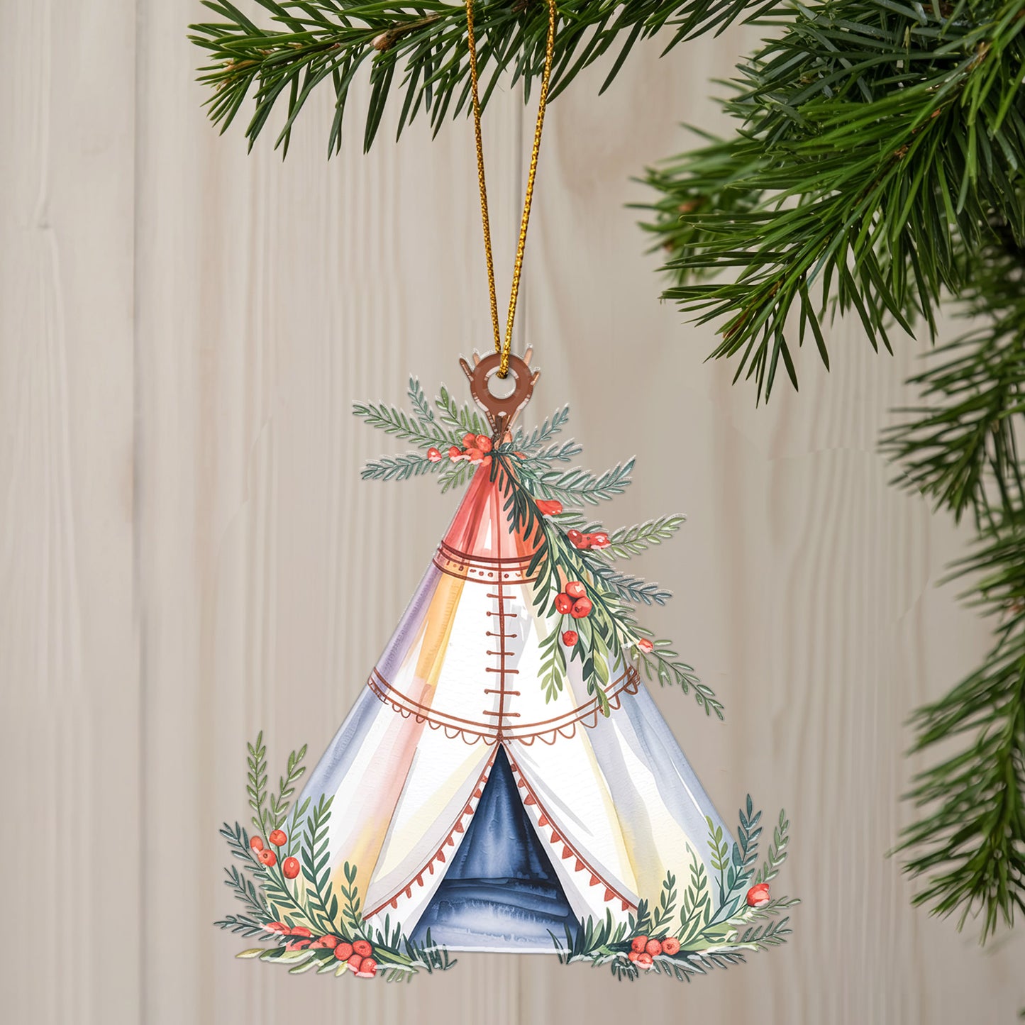 Tipi Spirit Native American - Unique Christmas Gift Decor Flat Acrylic