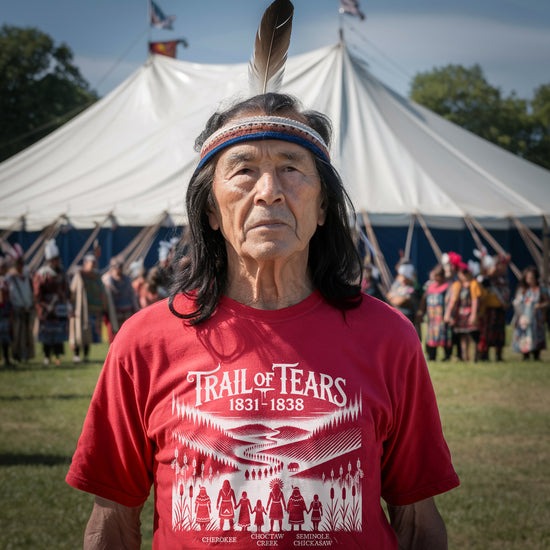 Trail Of Tears - Native Heritage Trail of Tears 5 Tribes - T-Shirt/Hoodie/Sweatshirt
