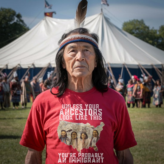 Unless Your Ancestors Look Like This - You're Probably An Immigrant Four Chief T-Shirt/Hoodie/Sweatshirt