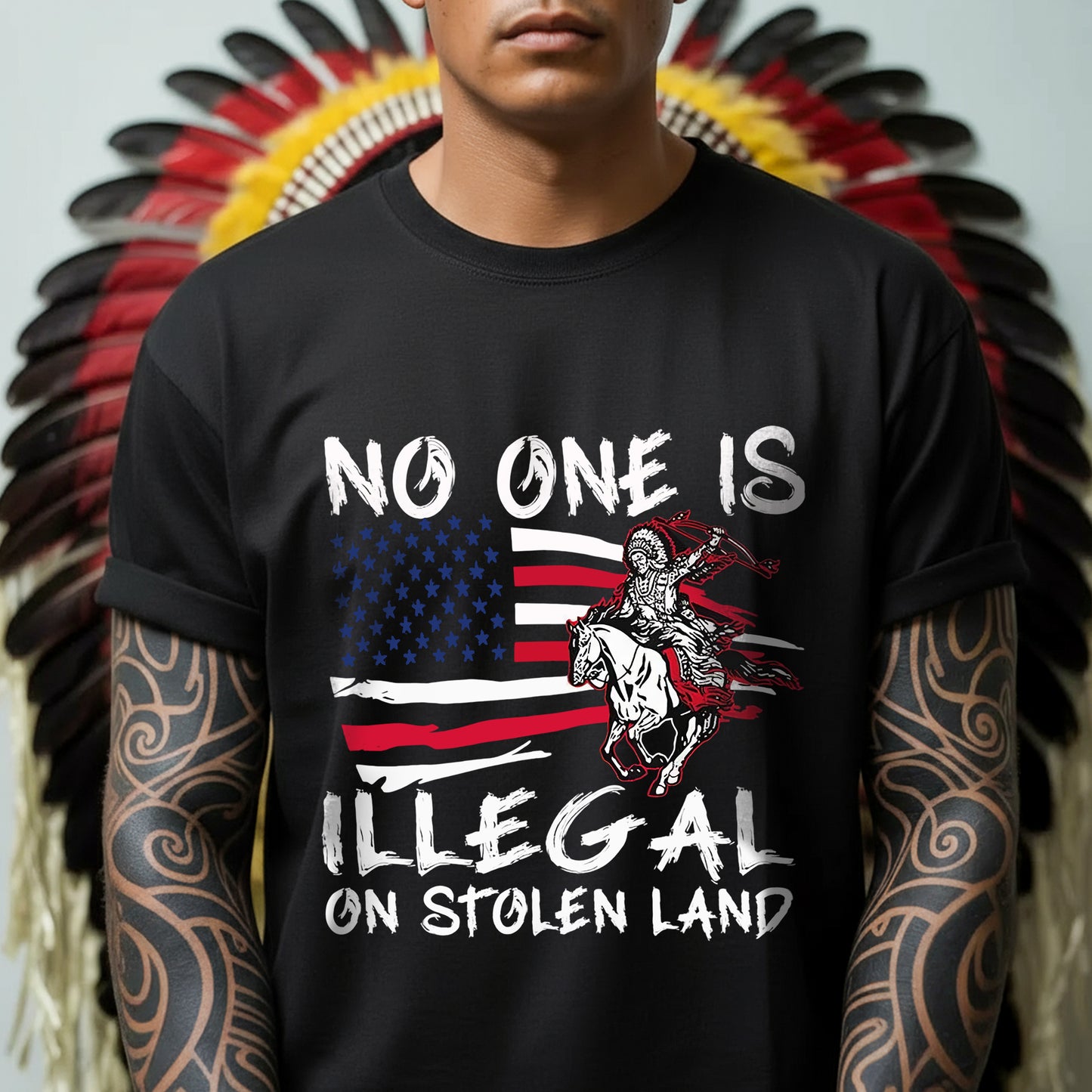 No One Is Illegal on Stolen Land Unisex T-Shirt/Hoodie/Sweatshirt