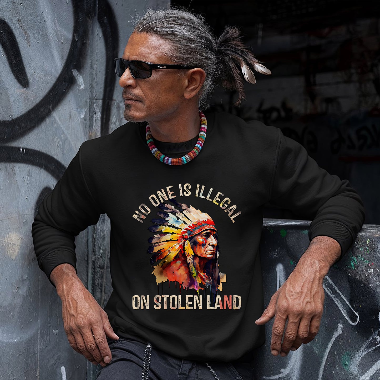 No One Is Illegal on Stolen Land Unisex T-Shirt/Hoodie/Sweatshirt