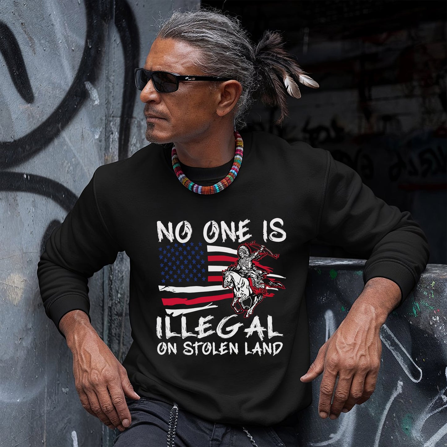 No One Is Illegal on Stolen Land Unisex T-Shirt/Hoodie/Sweatshirt