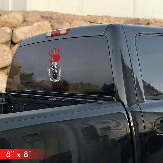 Protect Indigenous Women - Red Hand Decal