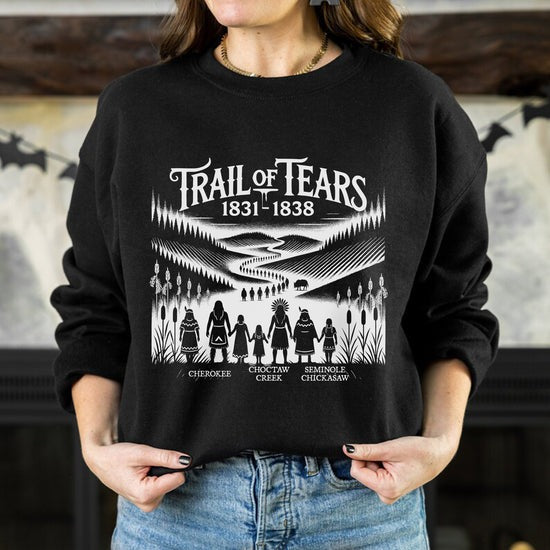 Trail Of Tears - Native Heritage Trail of Tears 5 Tribes - T-Shirt/Hoodie/Sweatshirt