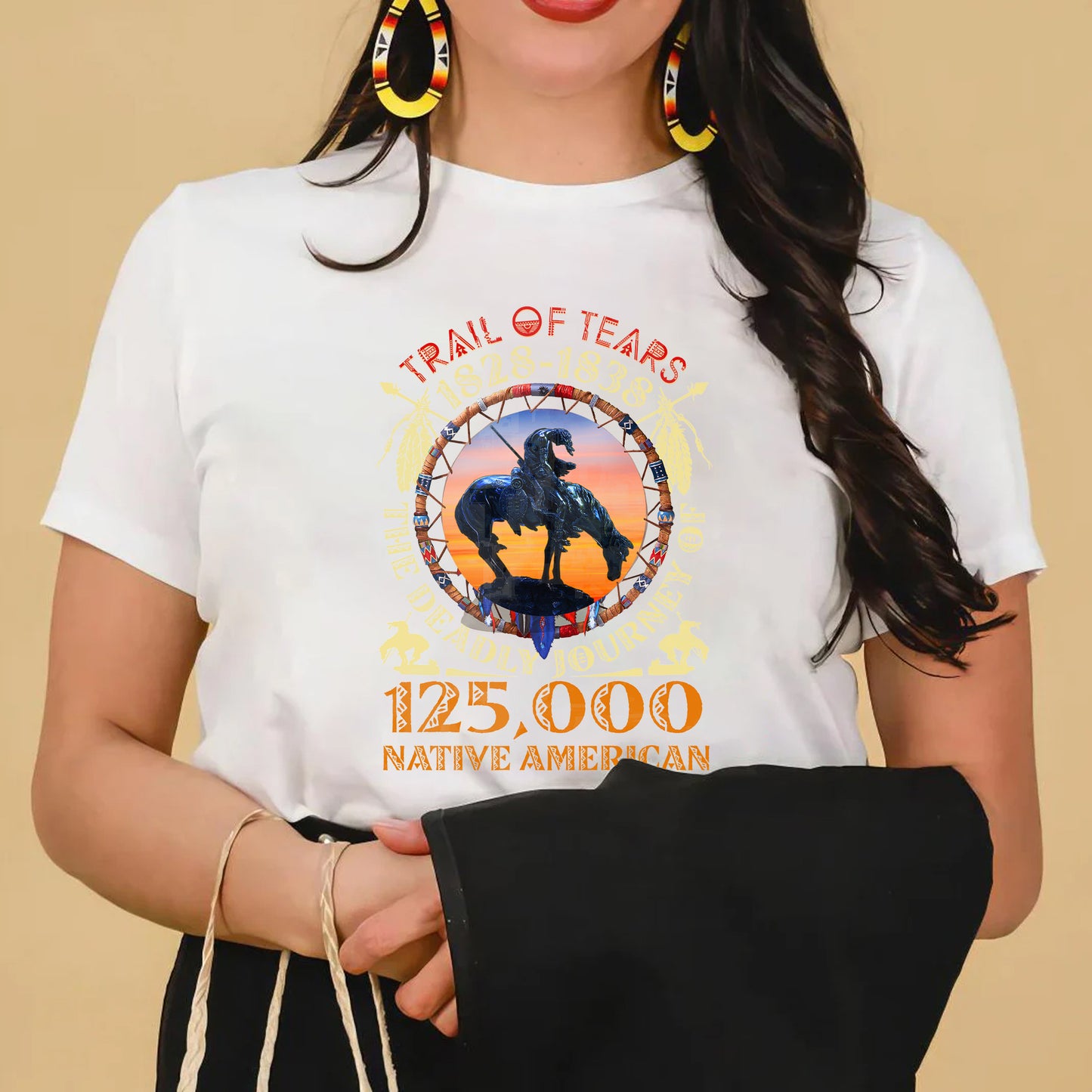 Trail of Tears Memorial – 125,000 Native Americans Lost Unisex - T-Shirt/Hoodie/Sweatshirt
