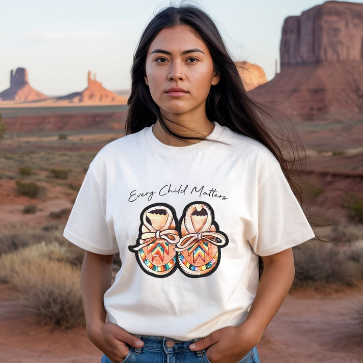 Every Child Matters Shoes Indigenous Unisex T-Shirt/Hoodie/Sweatshirt