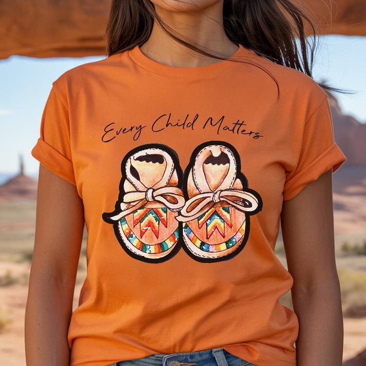 Every Child Matters Shoes Indigenous Unisex T-Shirt/Hoodie/Sweatshirt