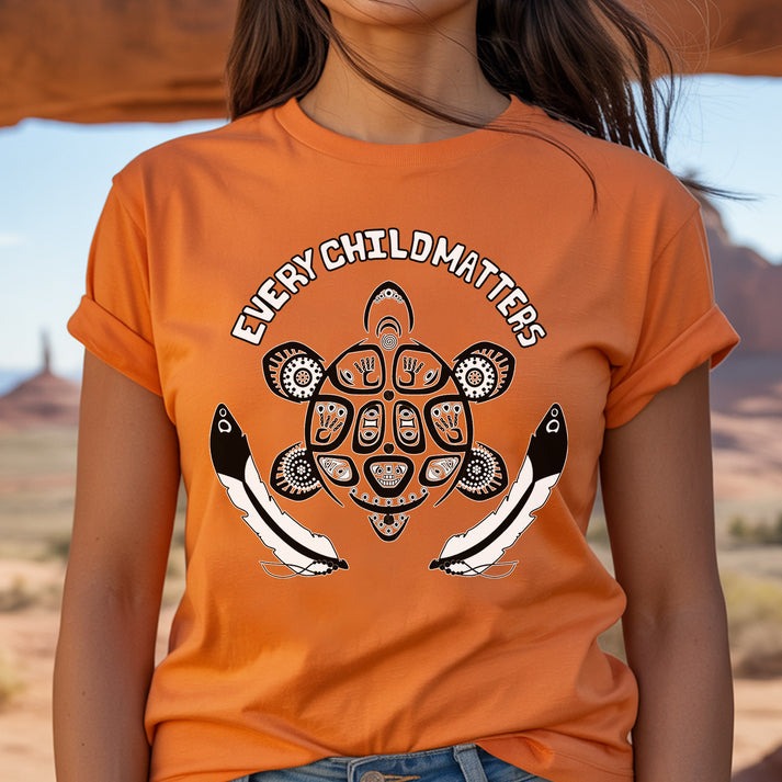 Every Child Matters Turtle For Orange Shirt Day Unisex T-Shirt/Hoodie/Sweatshirt