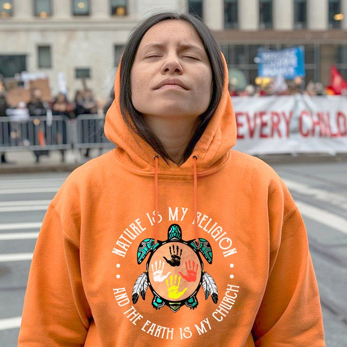 Every Child Matters Sacred Turtle Tee Nature Is My Religion Unisex T-Shirt/Hoodie/Sweatshirt