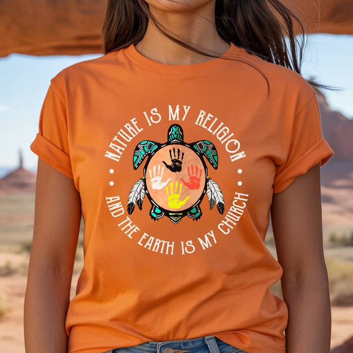 Every Child Matters Sacred Turtle Tee Nature Is My Religion Unisex T-Shirt/Hoodie/Sweatshirt