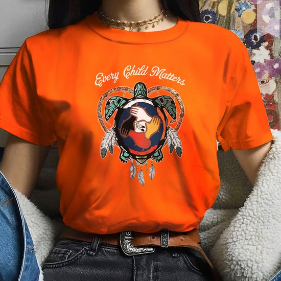 Unity for the Future of Indigenous Children Strength of the Turtle Island T-Shirt/Hoodie/Sweatshirt