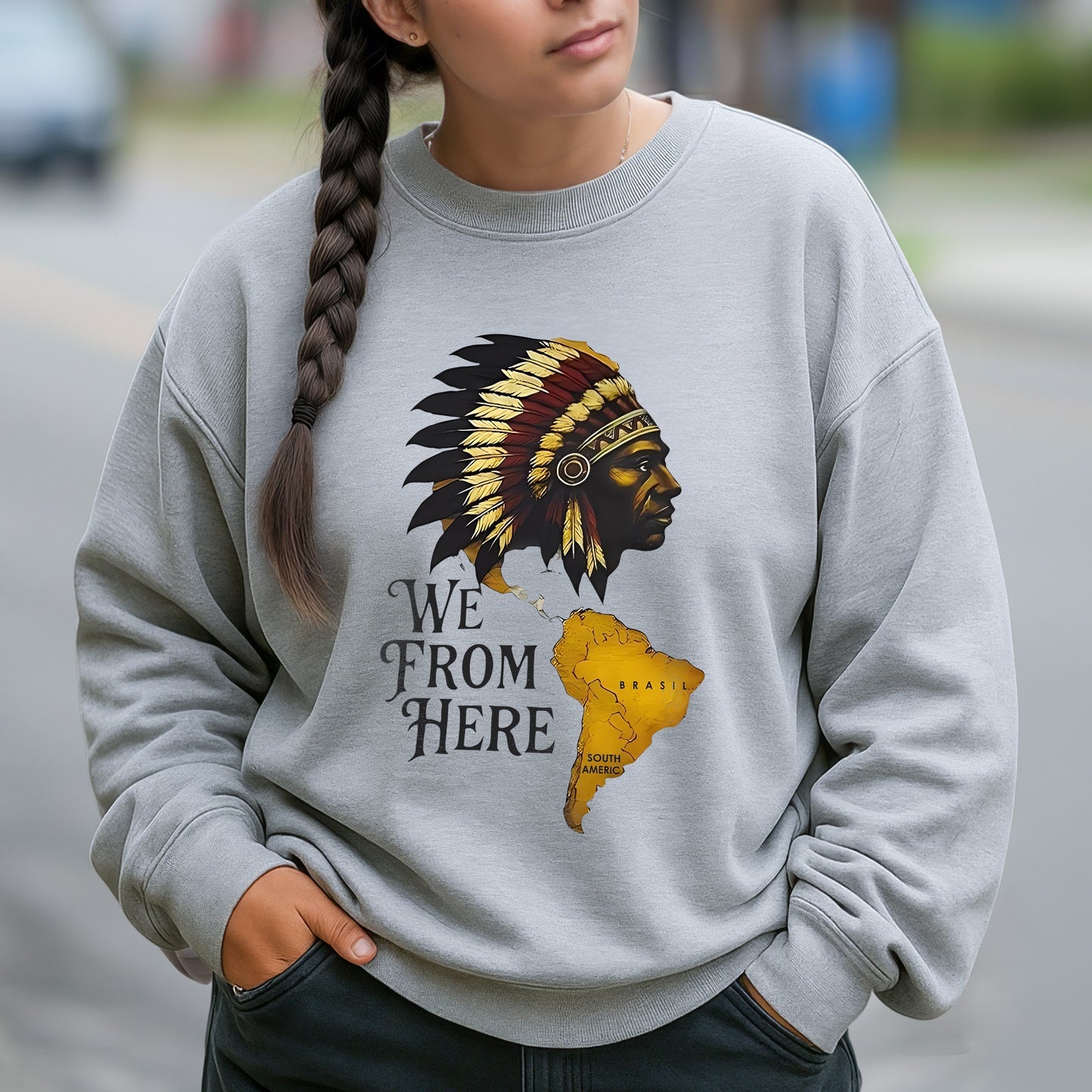 We From Here Indigenous Pride – Unisex T-Shirt/Hoodie/Sweatshirt