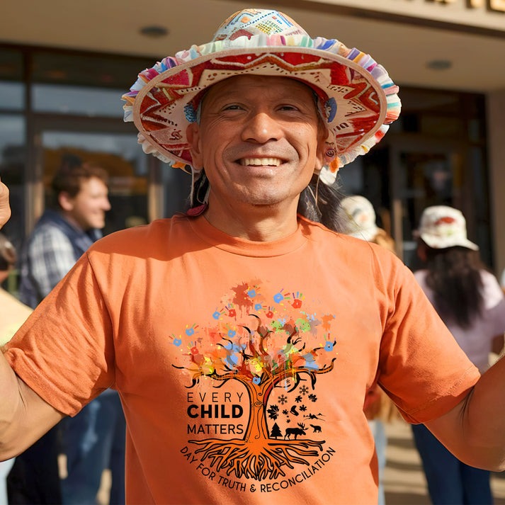 Every Child Matters Tree Of Life, Handprints Of Hope, And Healing Unisex T-Shirt/Hoodie/Sweatshirt