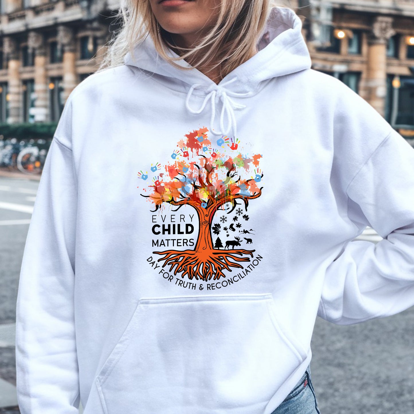 Every Child Matters Tree Of Life, Handprints Of Hope, And Healing Unisex T-Shirt/Hoodie/Sweatshirt