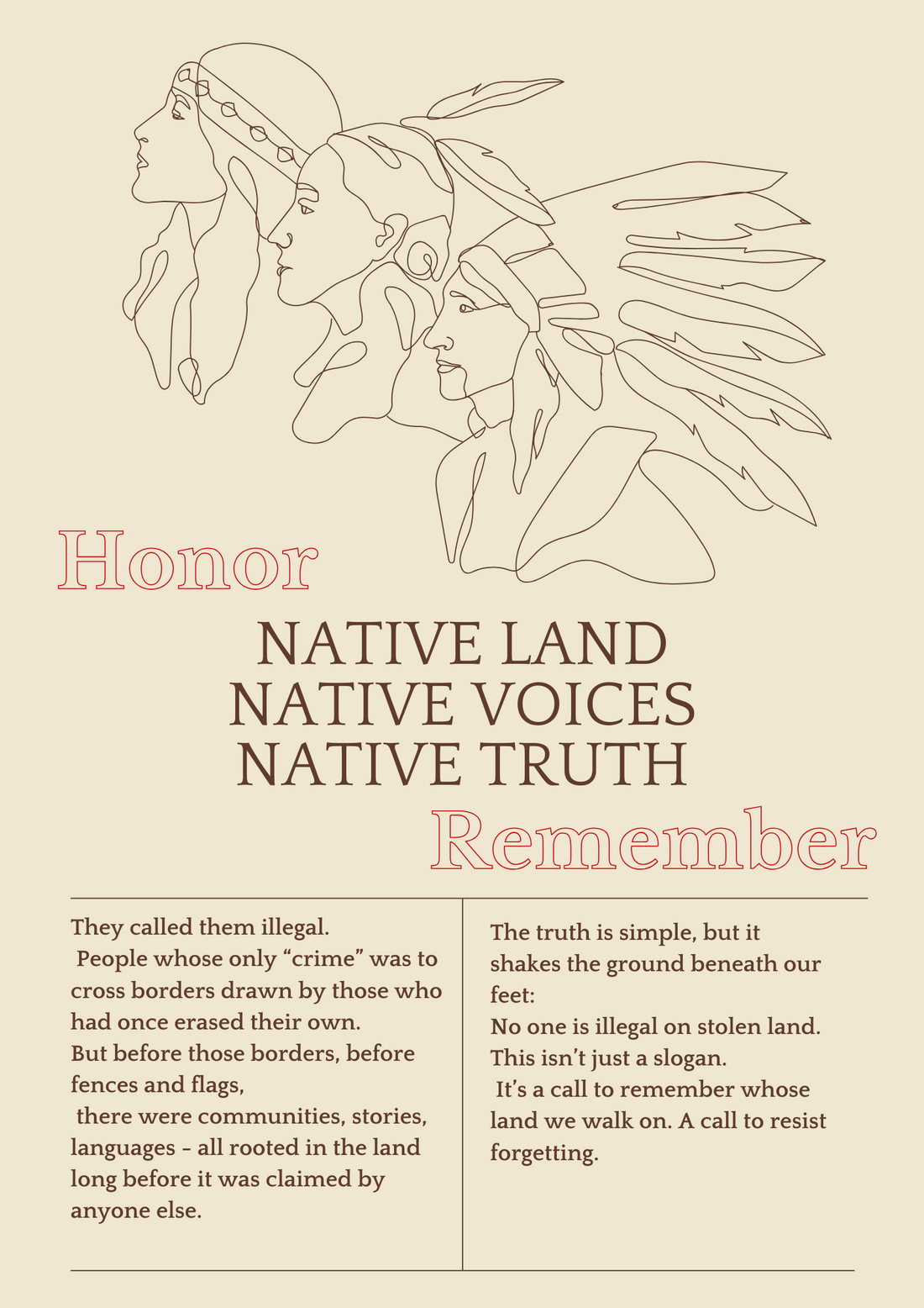 No One Is Illegal on Stolen Land