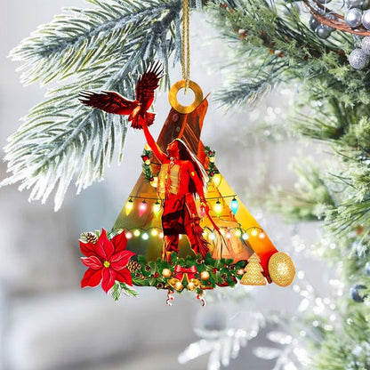 Eagle Tipi Native American Chief - Unique Christmas Gift Decor Flat Acrylic