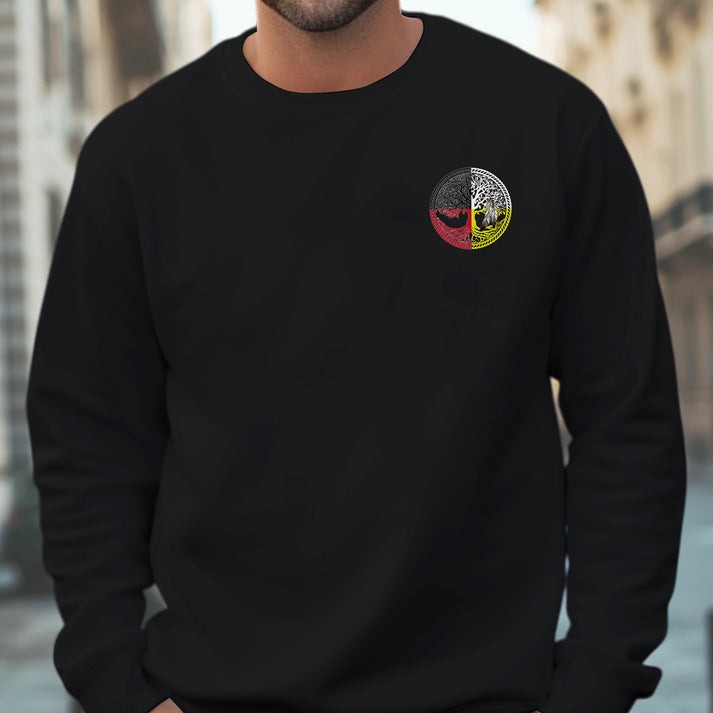 Nature Is My Religion Four Directions Sacred Circle - Two sides - Unisex T-Shirt/Hoodie/Sweatshirt