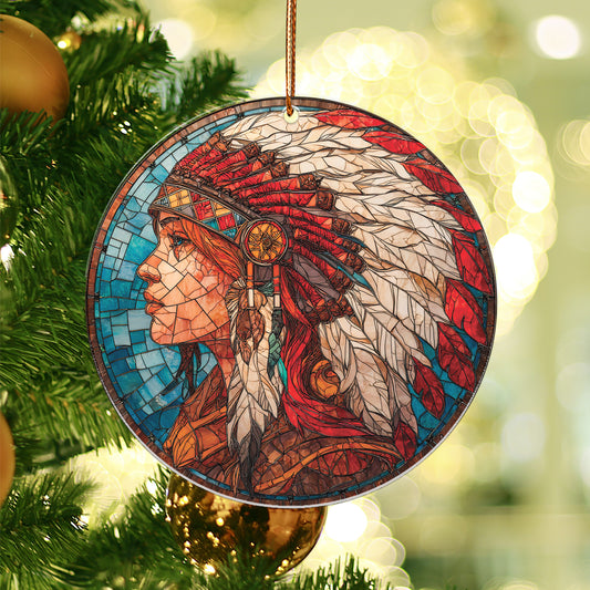 Tribal Spirit Native American – Unique Christmas Gift Decor Flat Acrylic