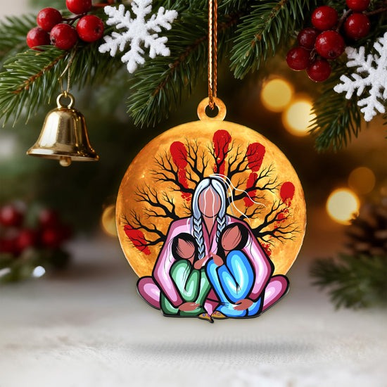 Embrace of the Ancestors Native Memorial Ornament Unique Christmas Gift Decor Flat Acrylic