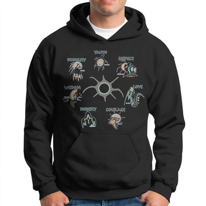The Seven Sacred Laws Native American Indigenous Culture Unisex T-Shirt/Hoodie/Sweatshirt