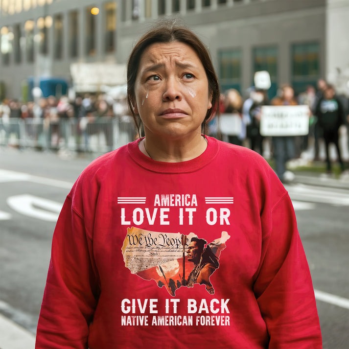"Love It or Give It Back" Native American Unisex T-Shirt/Hoodie/Sweatshirt
