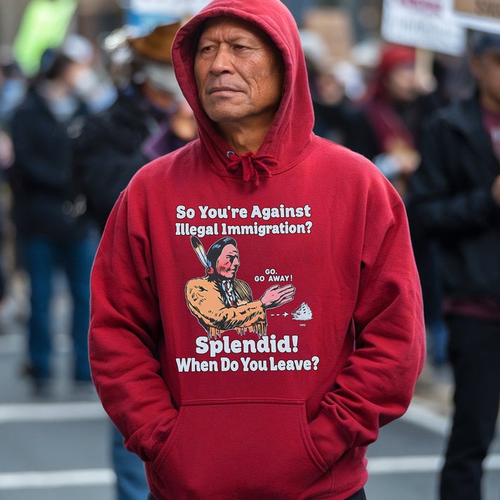 "Splendid - When Do You Leave?" Native Statement - Unisex T-Shirt/Hoodie/Sweatshirt